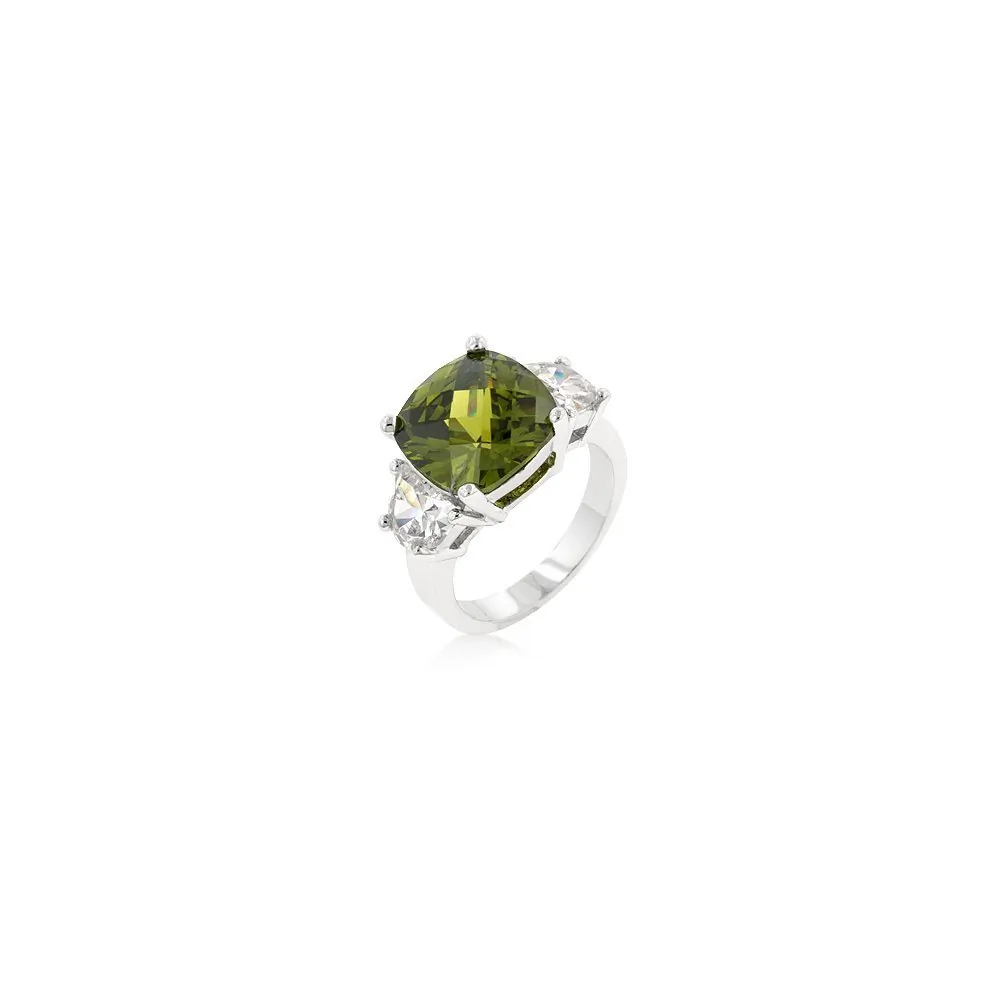 Icon J6442 Olive Triplet Ring (size: 06) R07409r-c42-06