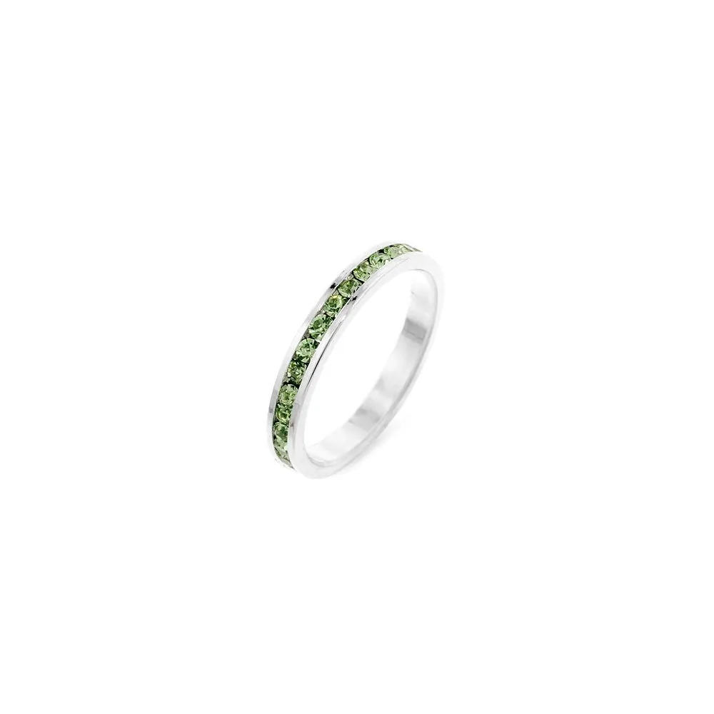 Icon J7907 Stylish Stackables Peridot Crystal Ring (size: 05) R01147r-