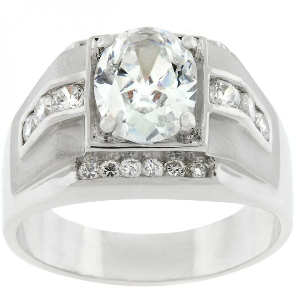 Icon J8076 Mustang Cubic Zirconia Ring (size: 11) R07307n-c01-11