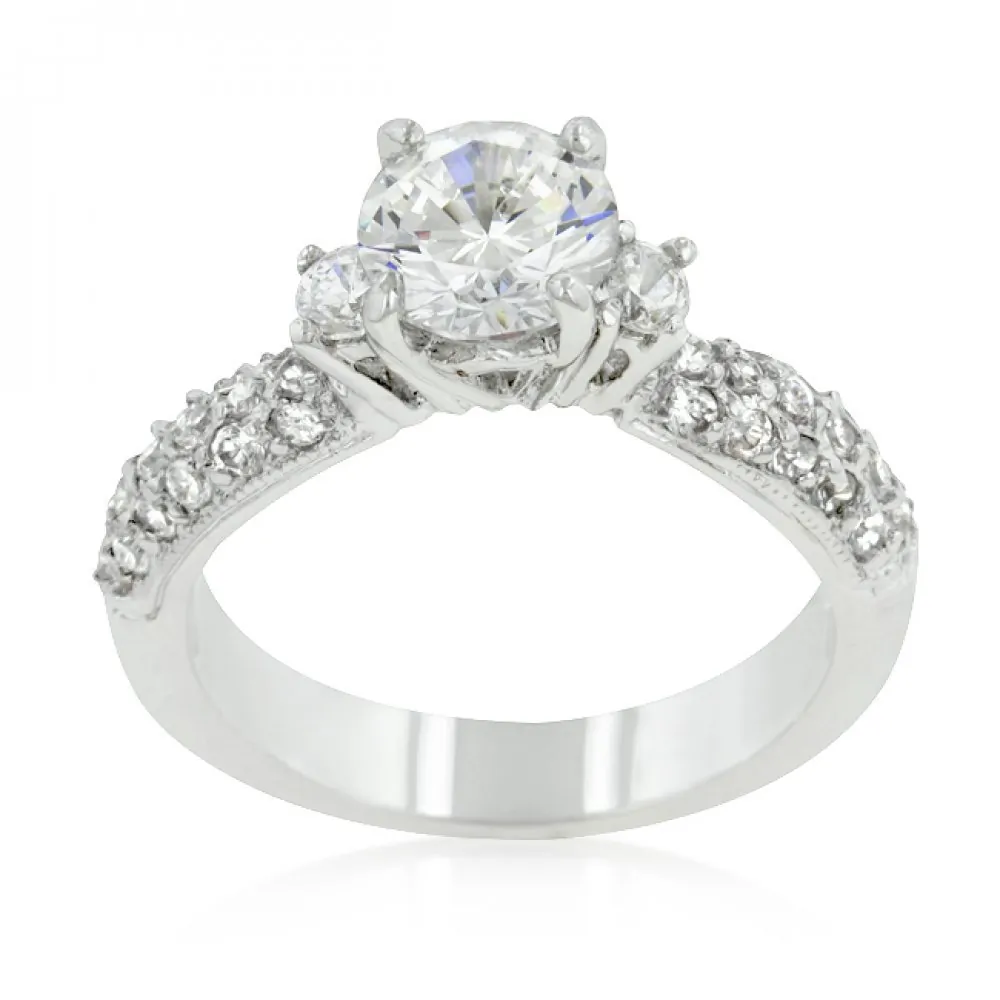 Icon J8715 Classic Pave Bridal Ring (size: 09) R07482r-c01-09