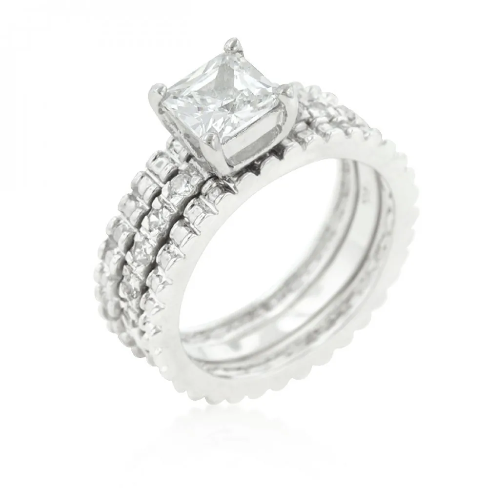 Icon J9131 Bridal Triple Ring Set (size: 05) R08269r-c01-05