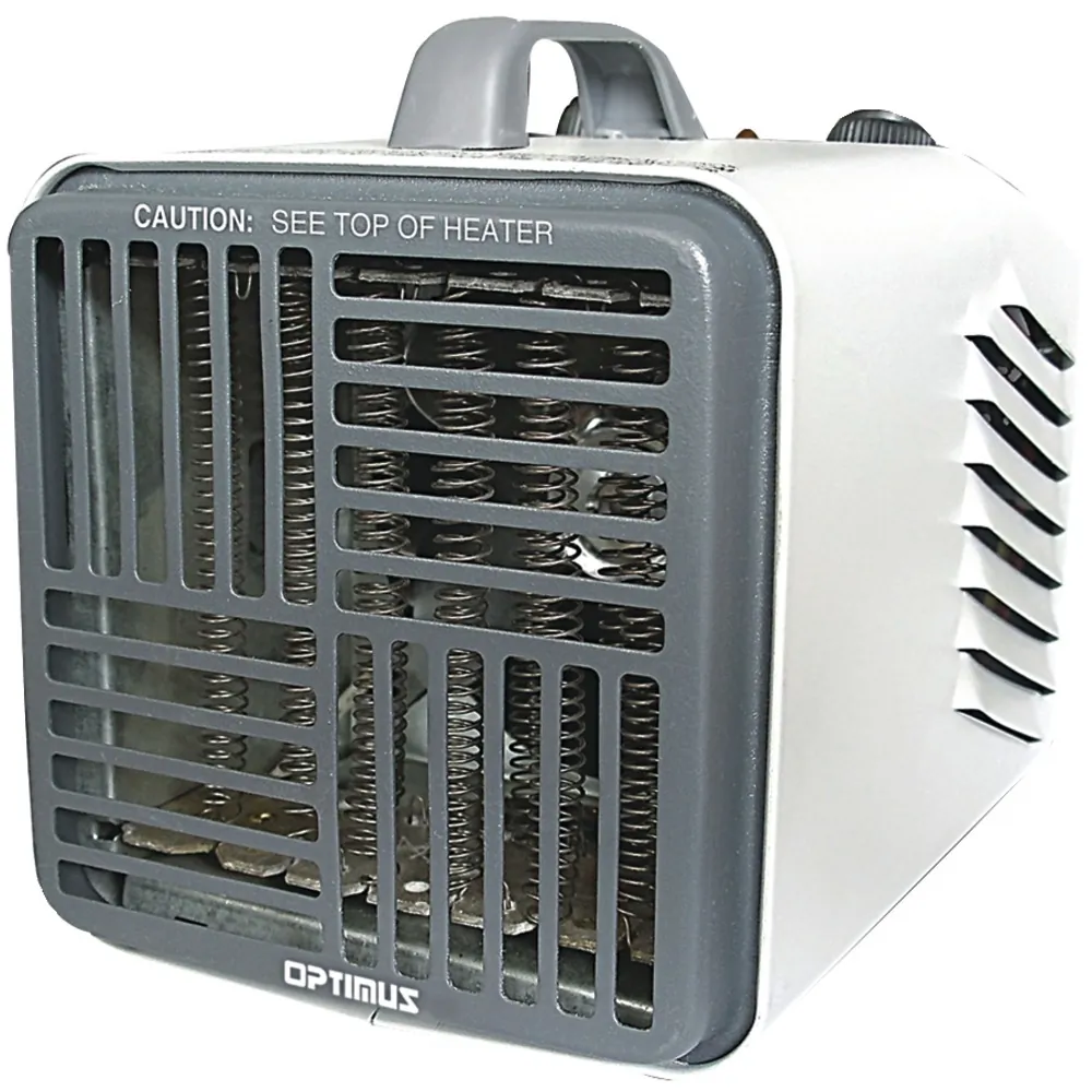 Optimus H-3001 H-3001 Mini Compact Utility Heater With Thermostat