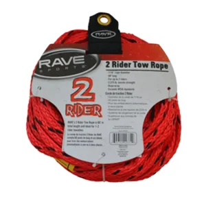 Rave Sports RAVE 2 Rider Tow Rope with 2375lb Strength