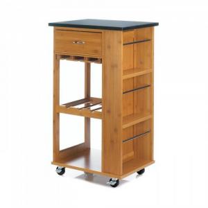 Accent 10018319 Marble-top Kitchen Cart