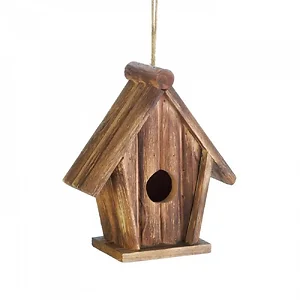 10018412 | Songbird Valley Charming Rustic Wood Birdhouse