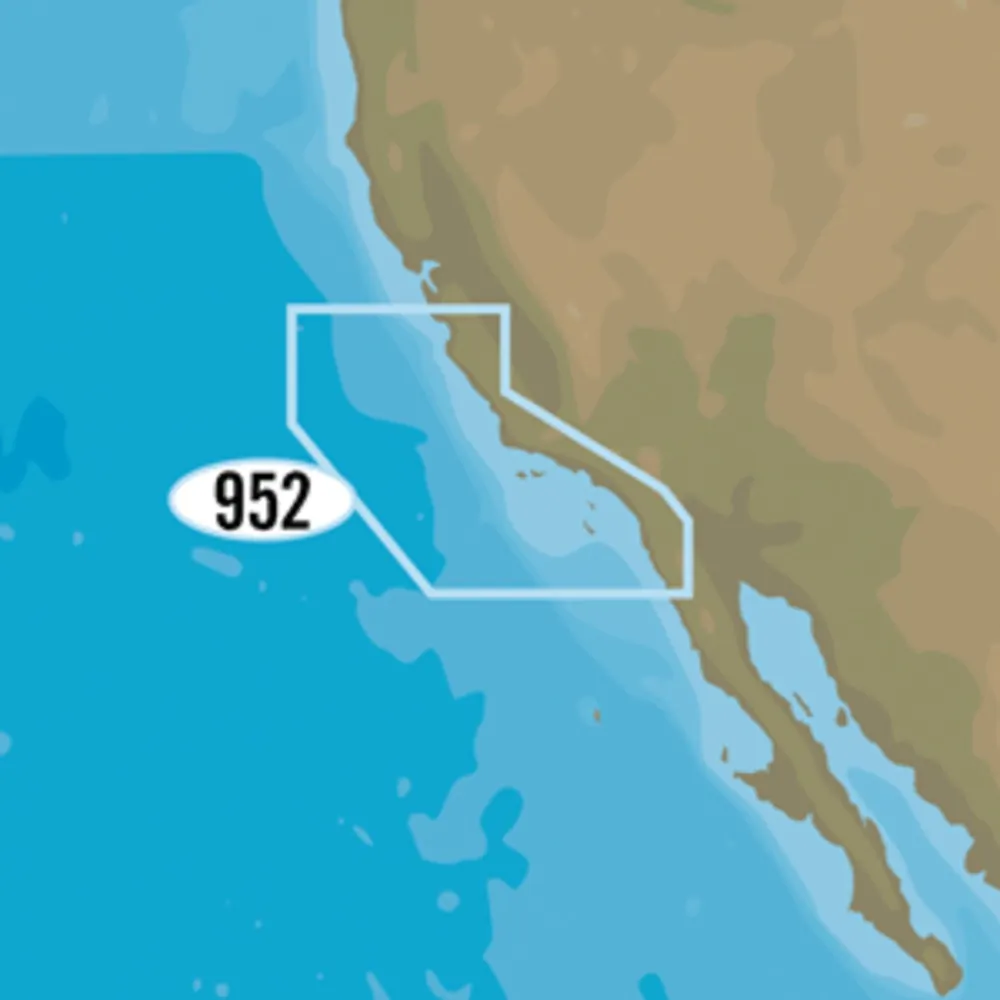 C-map NA-Y952 Max-n+ Na-y952 - San Diego To Santa Cruz