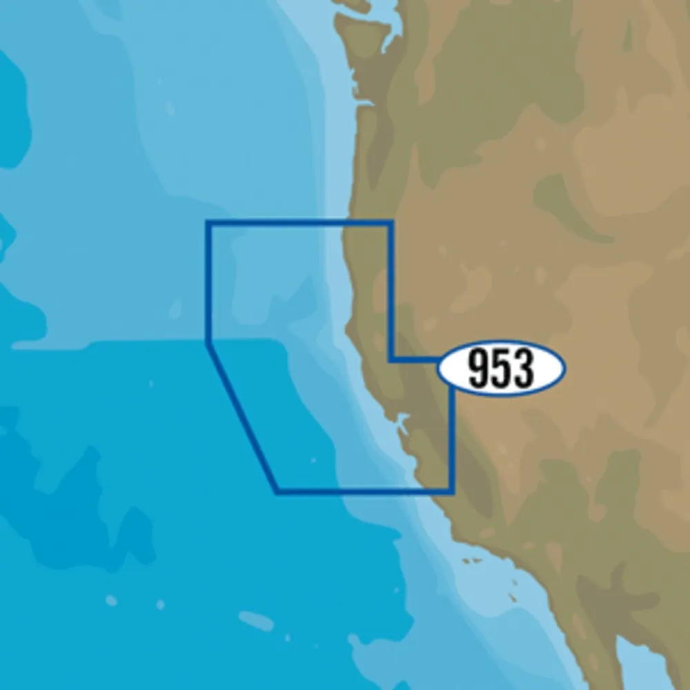 C-map NA-Y953 Max-n+ Na-y953 - Point Sur To Cape Blacno