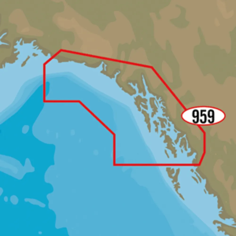 C-map NA-Y959 Max-n+ Na-y959 - Dixon Enterance To Cape St. Elias