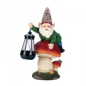 10018235 | Summerfield Terrace Charming Solar-Powered Gnome