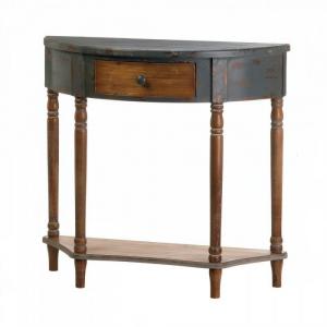 Accent 10018394 Wood Half-moon Hall Table