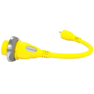Furrion FP3015-SY 30a Female To 15a Male Adapter With Led Indicator