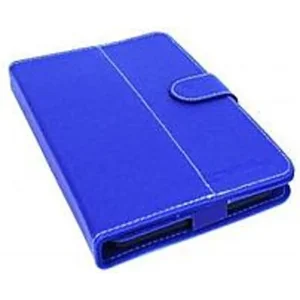 Linsay BLUEC-7 Stylish 7-Inch Leather Portfolio Case - Blue
