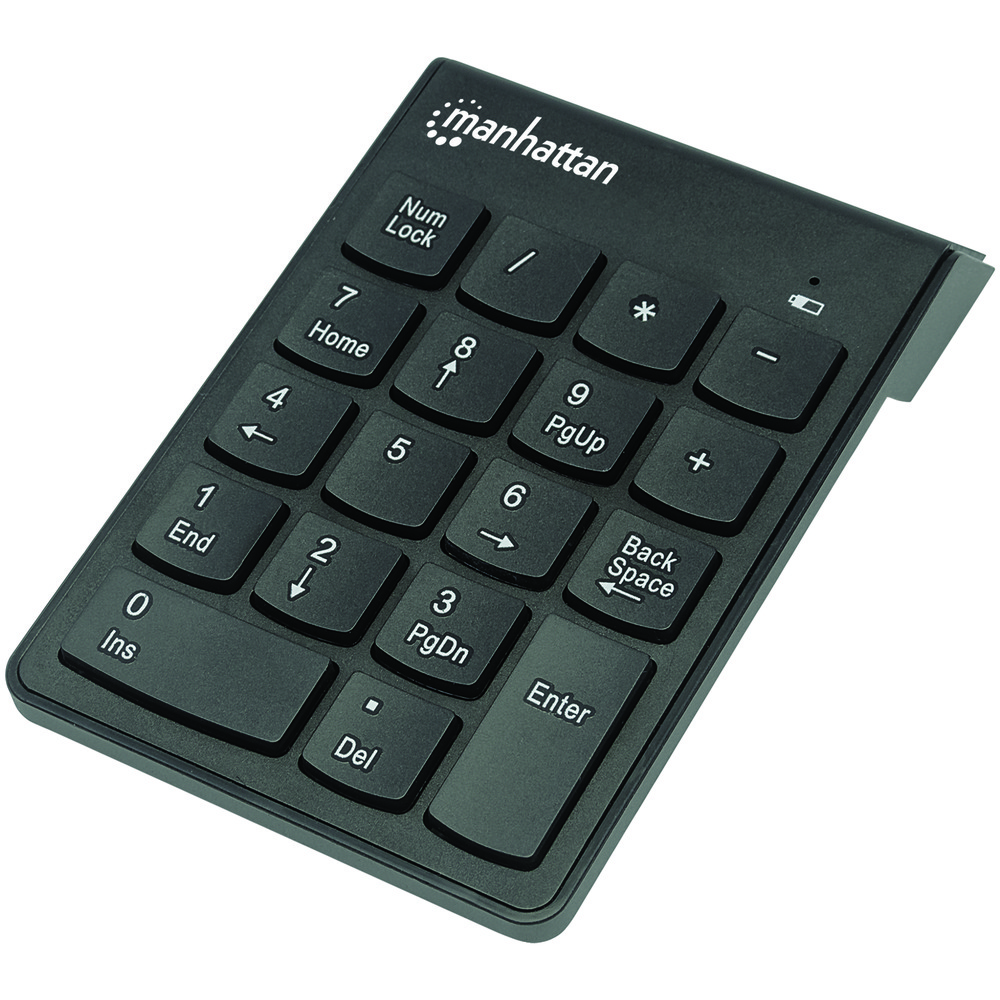 Manhattan 178846 Wireless Usb Numeric Keypad With 18 Full-size Keys - 