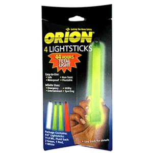 Orion Power Systems Orion Lightsticks - 4-Pack with Green,