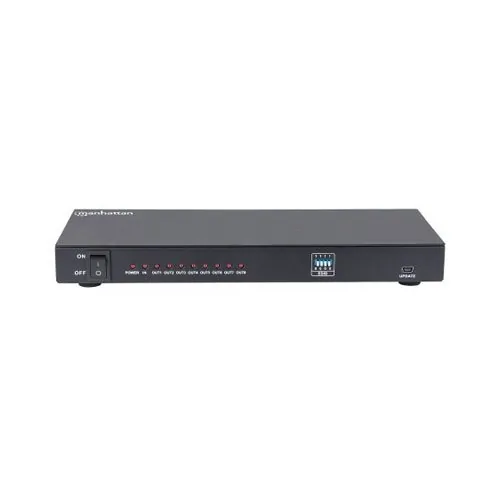 Manhattan 207560 8-port Hdmi Splitter,k30hz,edid,ac Power Duplicates A