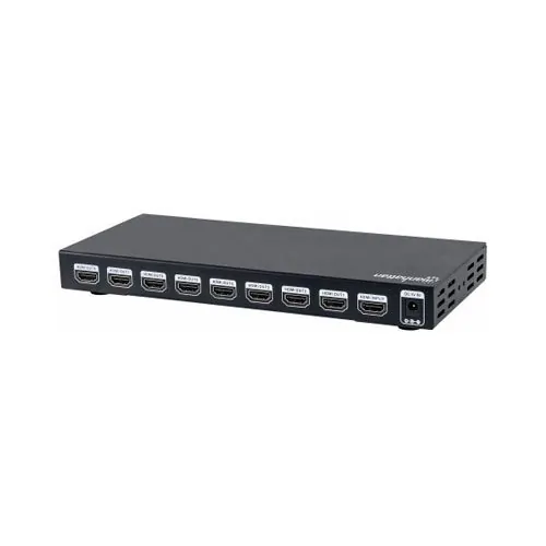 Manhattan 207560 8-port Hdmi Splitter,k30hz,edid,ac Power Duplicates A