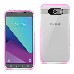 TPU13-SAMJ7VCLPK | Samsung Clear Pink TPU Case for Galaxy
