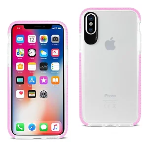 TPU13-IPHONEXCLPK | Apple Reiko Clear Pink TPU Case for