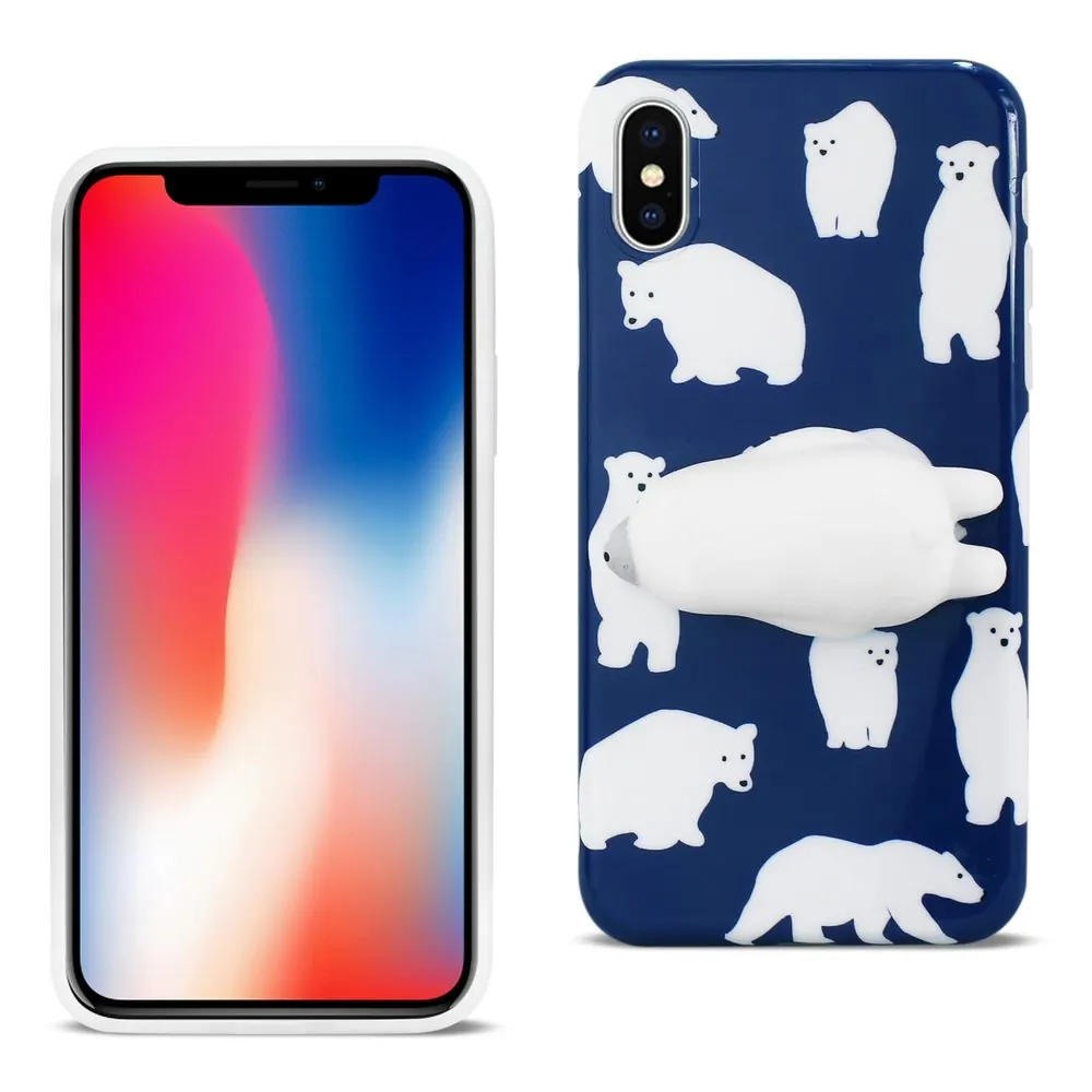 Apple DTPU11-IPHONEXPB Reiko Iphone X Tpu Design Case With  3d Soft Si