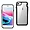 PTPU01-IPHONE8CLBK | Apple Reiko Clear Black Hard Plastic