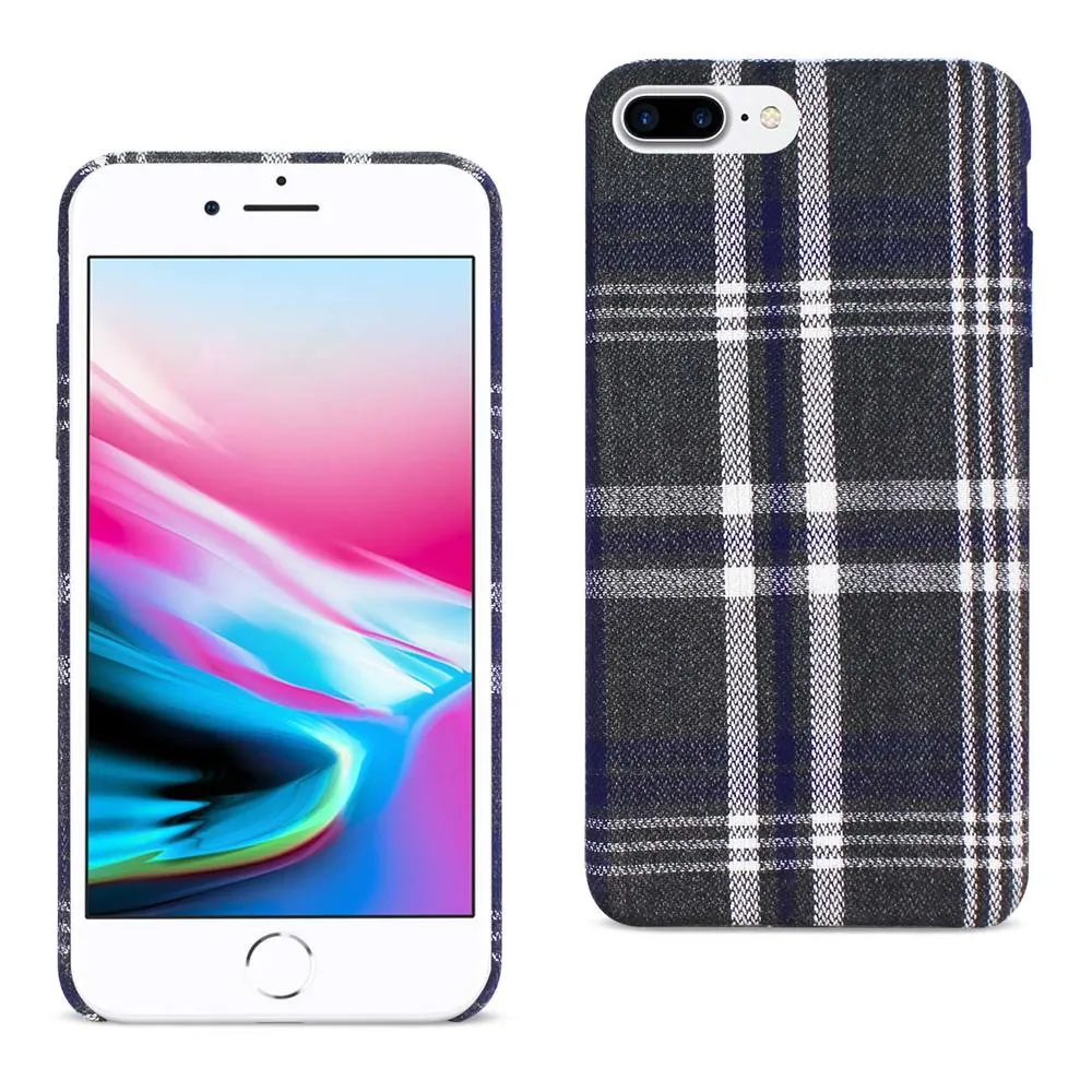 Apple DF02-IPH8PLSBK Reiko Iphone 8 Plus Checked Fabric In Black