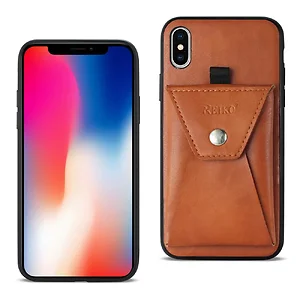 LPC11-IPHONEXBR | Apple Reiko iPhone X Leather Case with