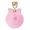 HLD12-PK | Fone Rhinestone Pink Puff Fur Ball Phone Holder