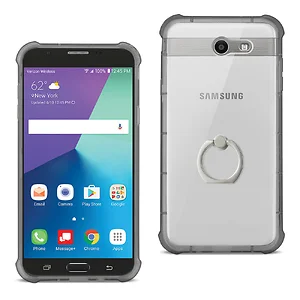 TPU09-SAMJ7VHLCLBK | Samsung Reiko Clear Black TPU Case for