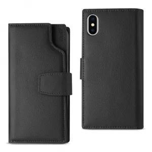 Apple GLFC02-IPHONEXBK Reiko Iphone X Genuine Leather Wallet Case With