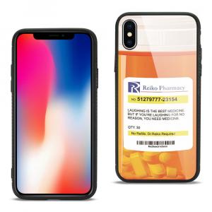 Apple GTPU02-IPHONEXPL Reiko Iphone X Hard Glass Design Tpu Case With 