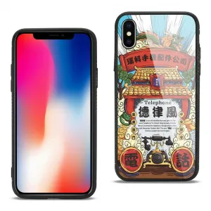 Apple GTPU02-IPHONEXPH Reiko Iphone X Hard Glass Design Tpu Case With 