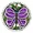 10018538 | Summerfield Terrace Glittering Purple Butterfly
