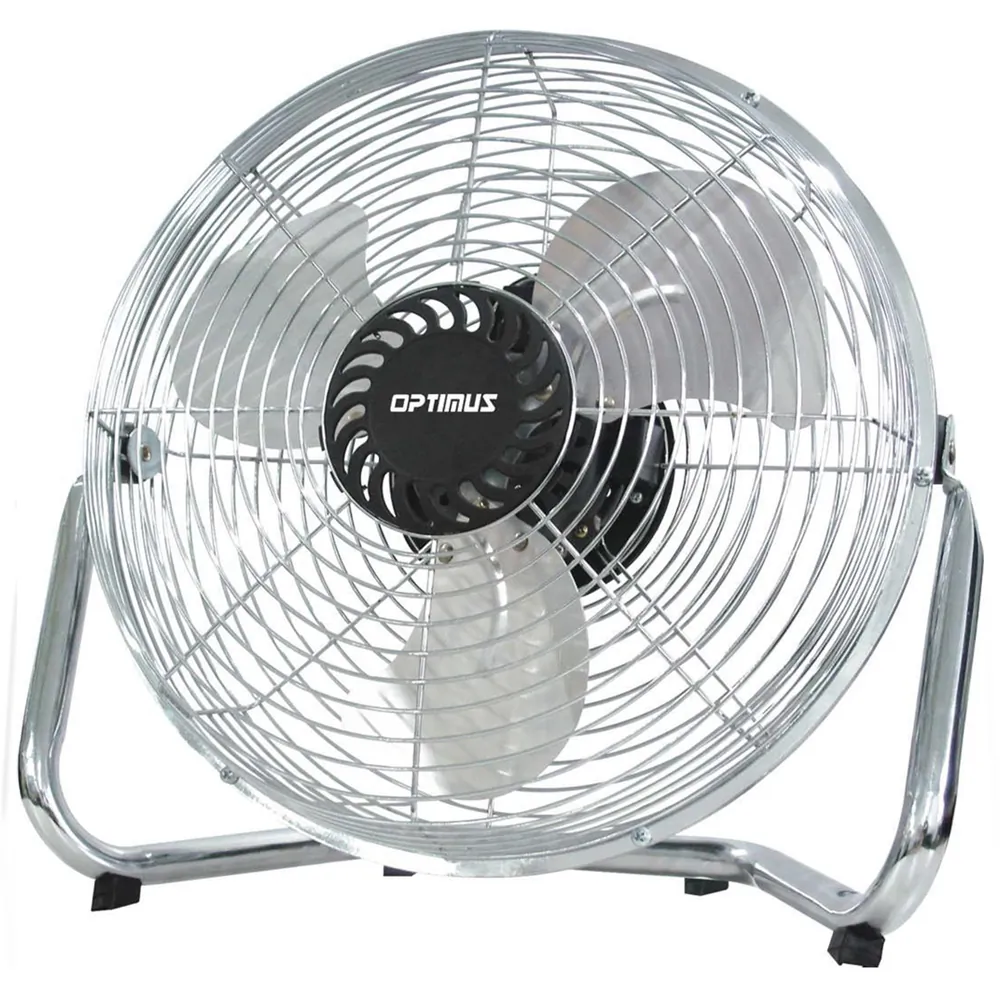 Optimus F-4122 12 In. Industrial Grade High Velocity Fan With Chrome G