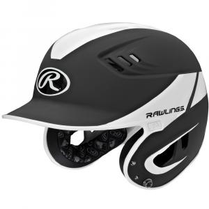 Rawlings R16A2S-MBK/W Velo Series Senior 2-tone Away Batting Helmet-bl