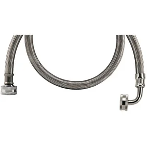 Certified Appliance Accessories WM72SSL Braided Stainless