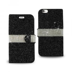 Apple DFC02-IPHONE6BK Reiko Iphone 6 Diamond Rhinestone Wallet Case In