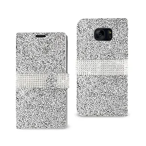 DFC02-S7EDGESL | Samsung Luxury Rhinestone Wallet Case for