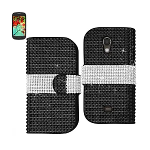 DFC-SAMT399BK | Samsung Stylish Black Wallet Case for