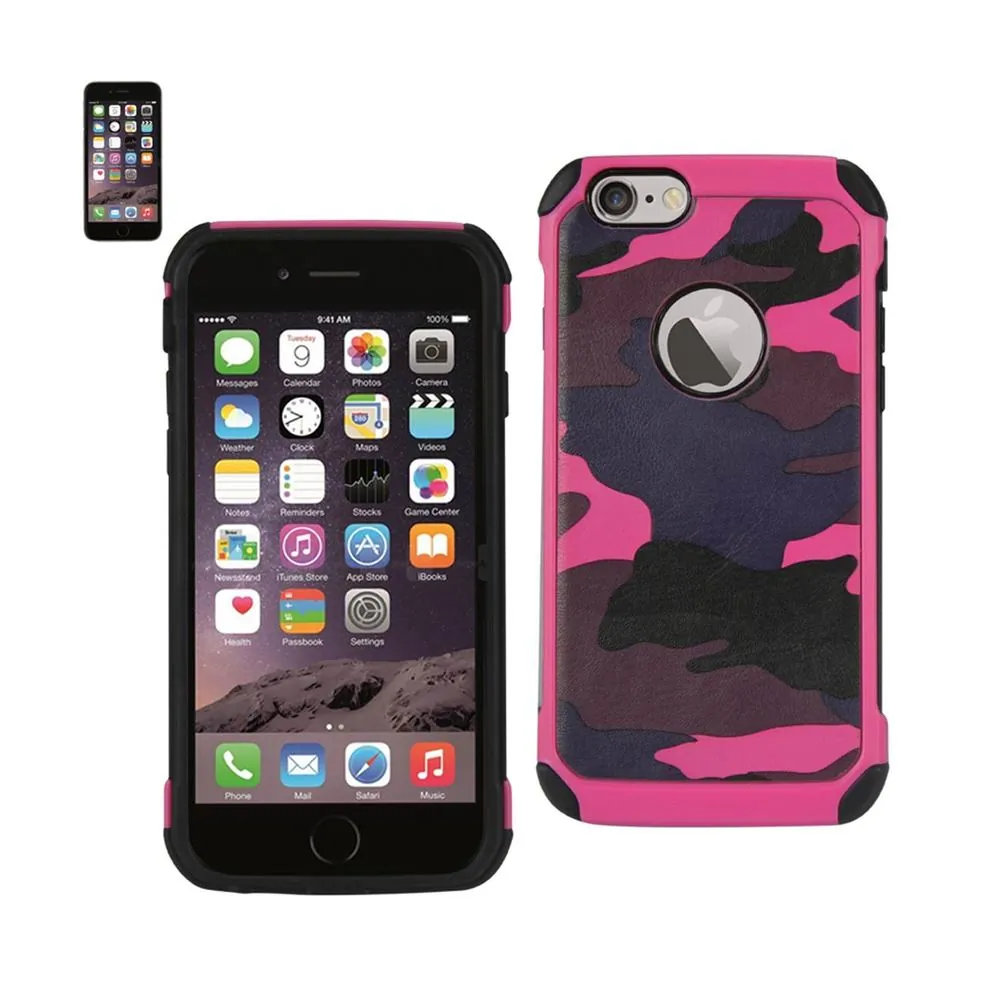 Apple DLPC07-IPH6PLSCAMPK Reiko Iphone 6 Plus Hybrid Leather Camouflag