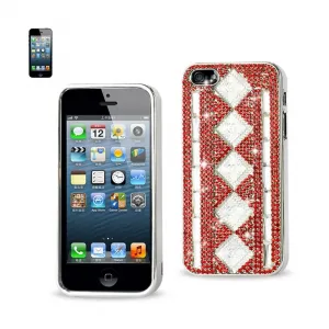 Apple DPC02-IPHONE5-73RD Chain Diamond Case For Iphone5 White Stripes 