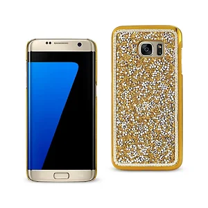 DPC03-S7EDGEGD | Samsung Elegant Bling Rhinestone Case for