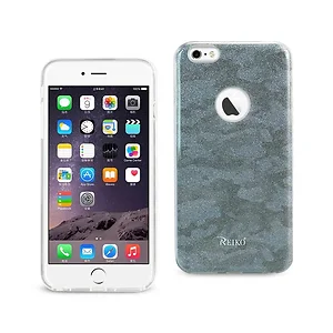 DTPU02-IPH6PLSAMBL | Apple Glitter Camouflage Hybrid Case