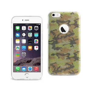 DTPU02-IPH6PLSAMYL | Apple Glitter Camouflage Hybrid Case