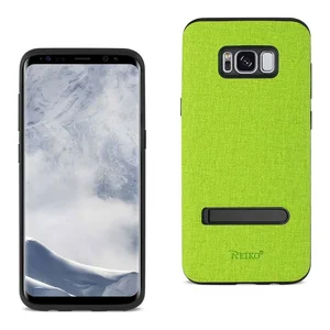 DTPU07-S8EDGEGN | Samsung Green Denim Texture TPU Case for