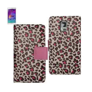 FC220-SAMNOTE4LPHPK | Samsung Stylish Hot Pink Leopard
