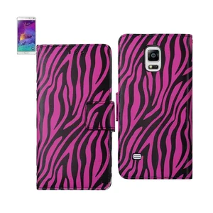 FC220-SAMNOTE4ZBHPK | Samsung Stylish Zebra Print Wallet