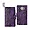 FC220-SAMS6ZBPP | Samsung Purple Zebra Print Wallet Case