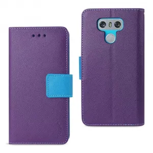 Lg FC22-LGG6PP Reiko  G6 3-in-1 Wallet Case In Purple