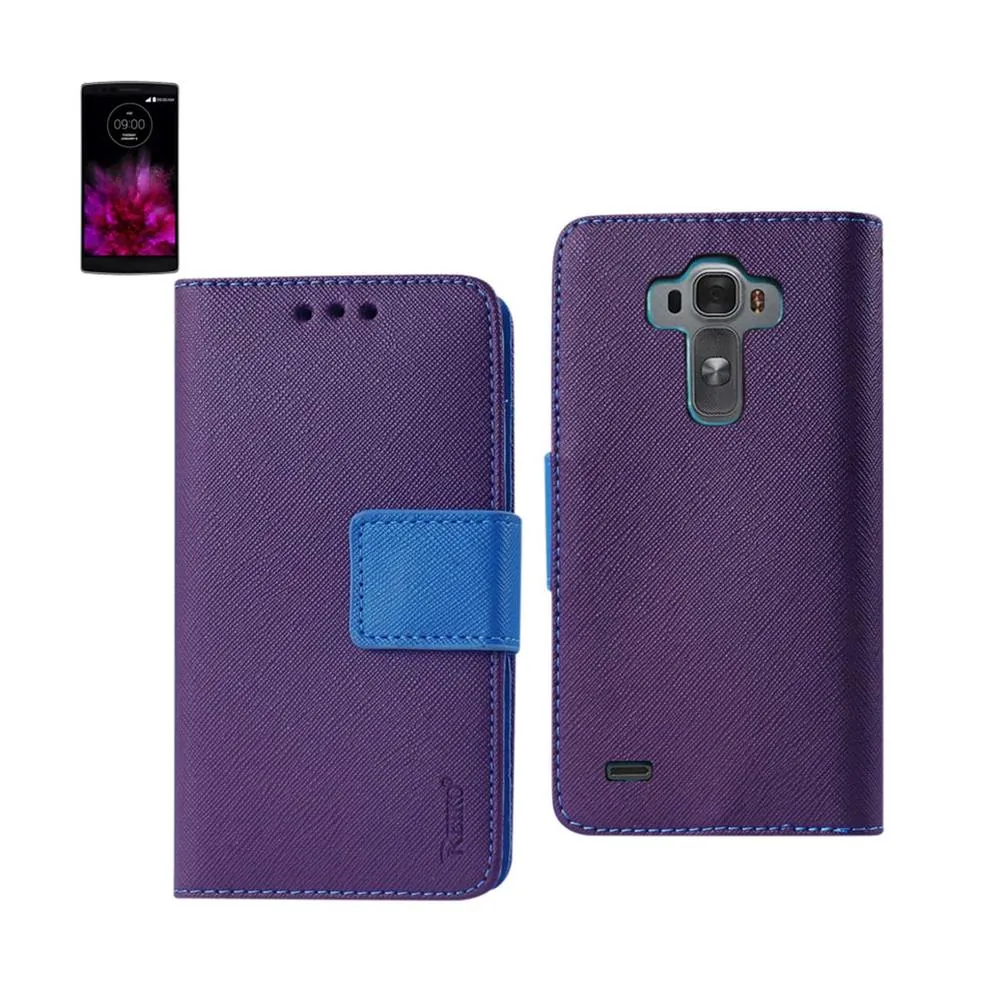 Lg FC22-LGGFLEX2PP Reiko  G Flex 2 3-in-1 Wallet Case In Purple