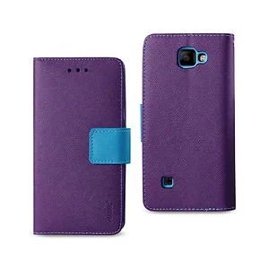 FC22-LGK3PP | Lg REIKO LG K3 3-in-1 Wallet Case - Purple